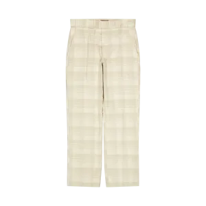 Alma Pant Cord Check Light