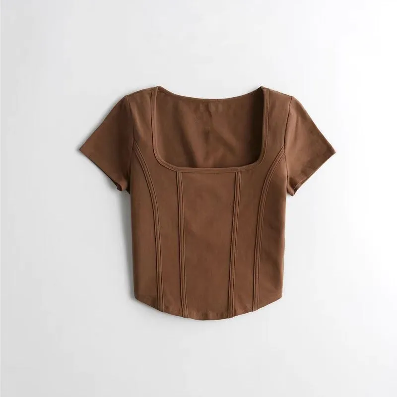 Aria Solid Crop Top