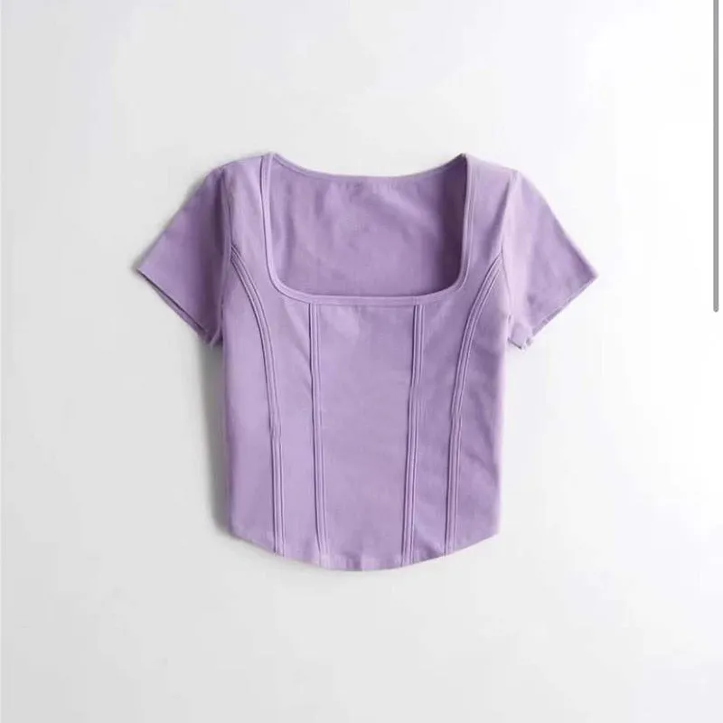 Aria Solid Crop Top