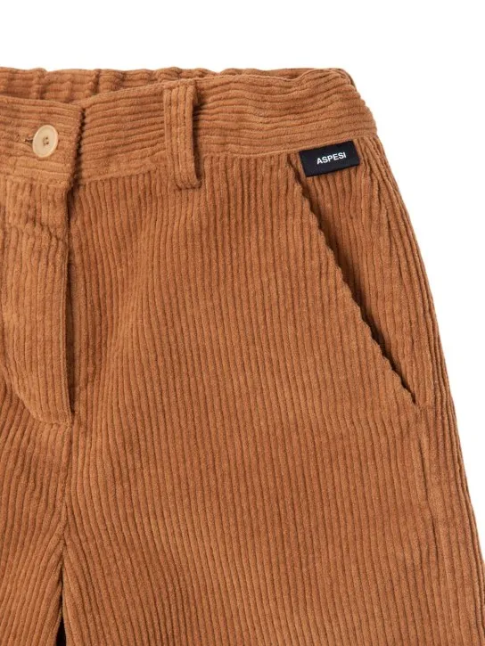ASPESI   Stretch cotton corduroy pants 