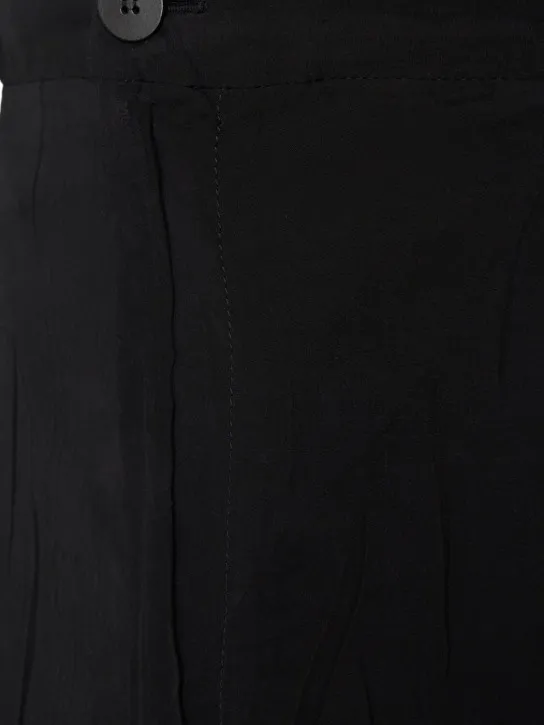 Balenciaga   Large fluid poplin cotton pants 