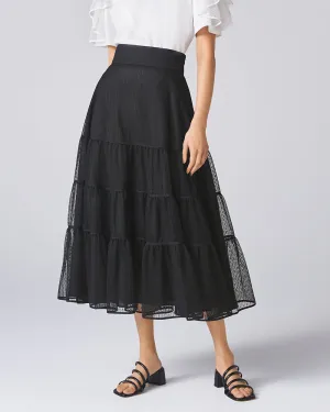 Black Hanabi Skirt