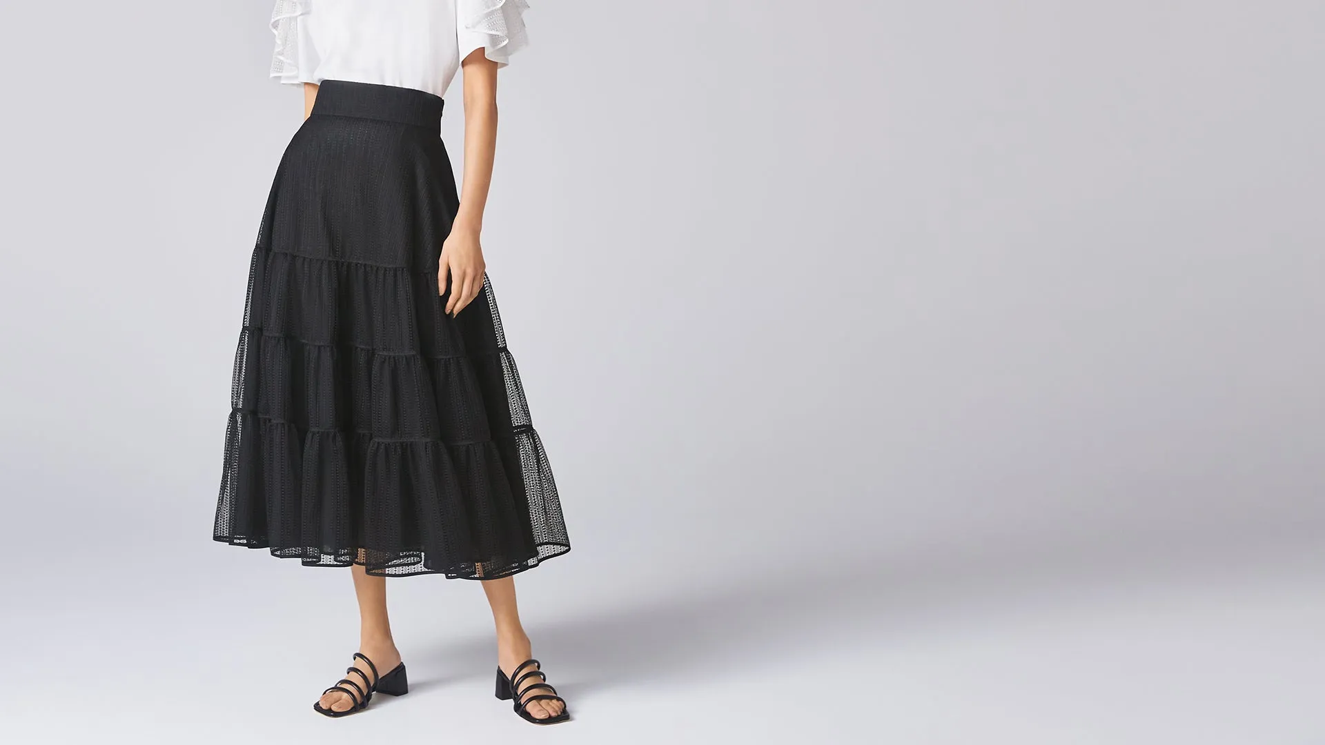Black Hanabi Skirt