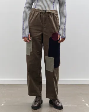 Brain Dead Patchwork Cord Climber Pant, Asphalt