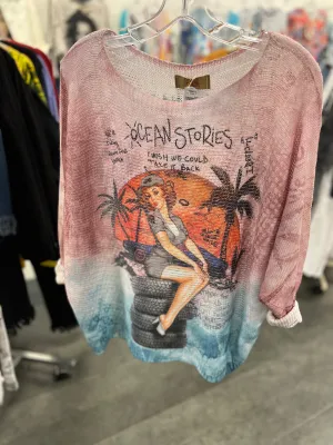 BRAND BAZAR PINUP Ocean story T