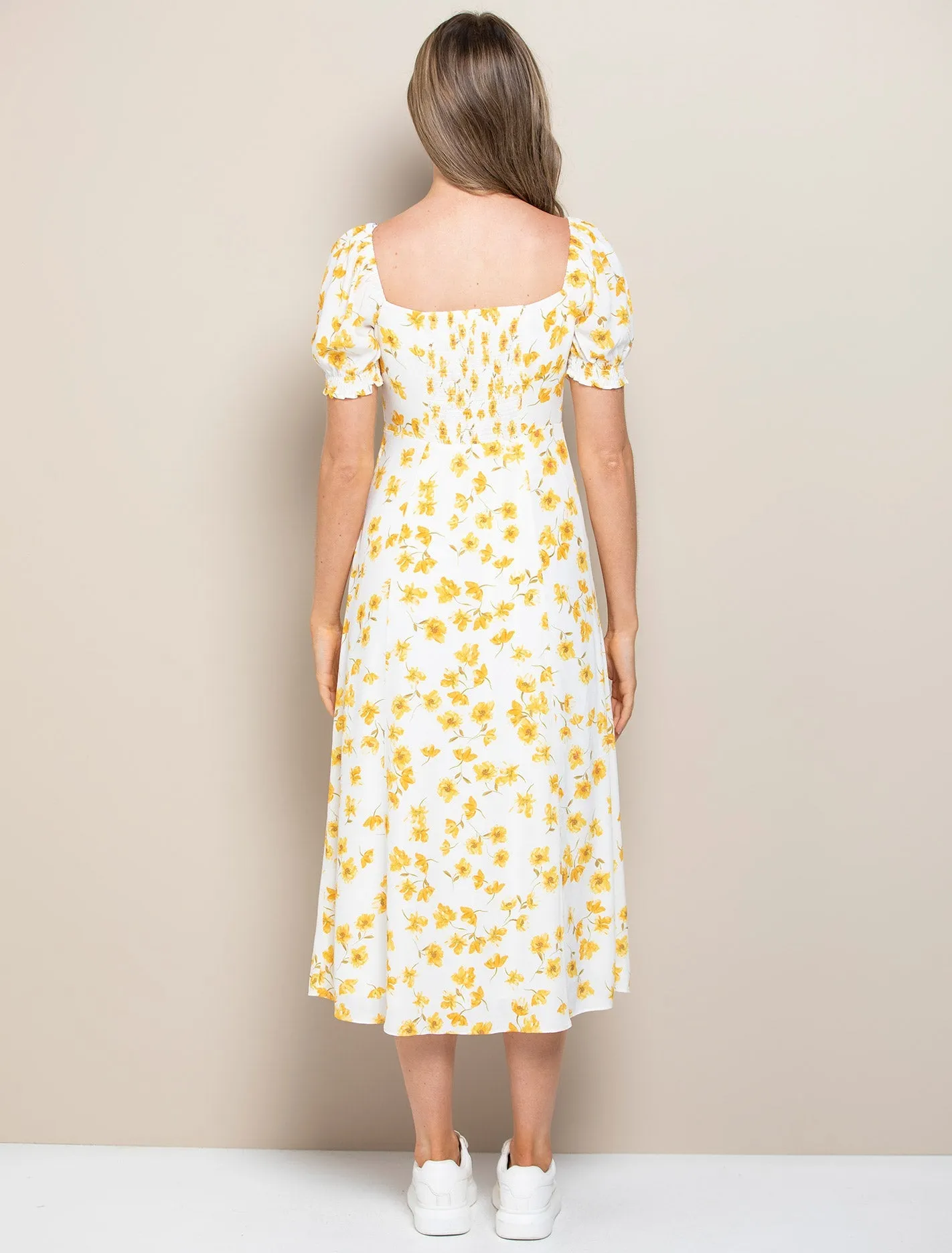 Brianna Printed Midi Dress
