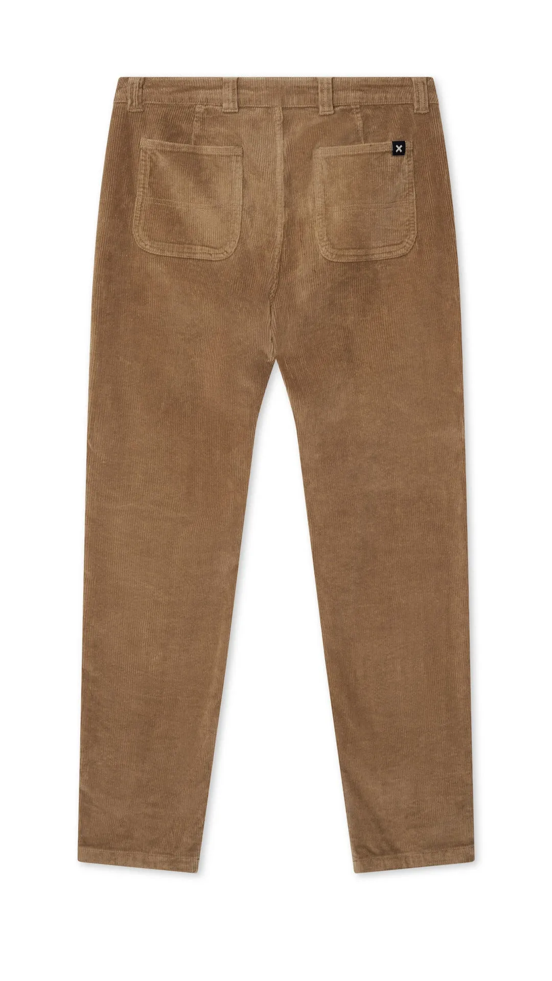 BROWN CORDUROY STRAIGHT PANTS
