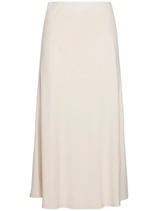 Brunello Cucinelli   Stretch viscose diagonal midi skirt 