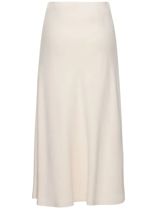 Brunello Cucinelli   Stretch viscose diagonal midi skirt 