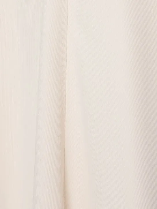 Brunello Cucinelli   Stretch viscose diagonal midi skirt 