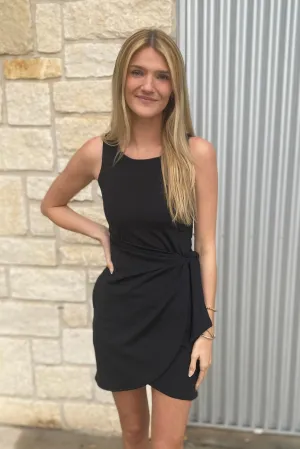 Cabo Wrap Dress UPF50 - Black