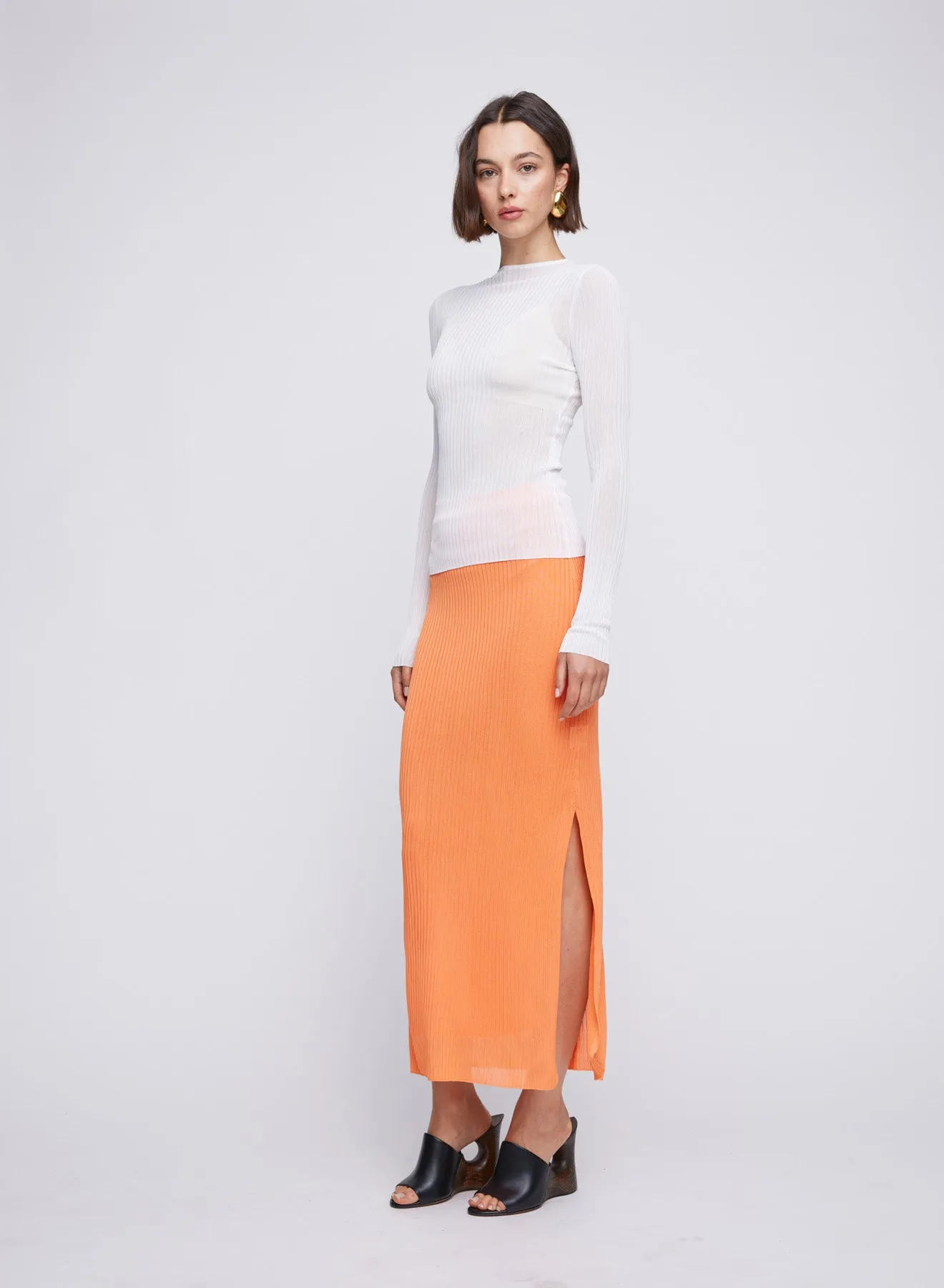 CARRIE SKIRT (CANTALOUPE)
