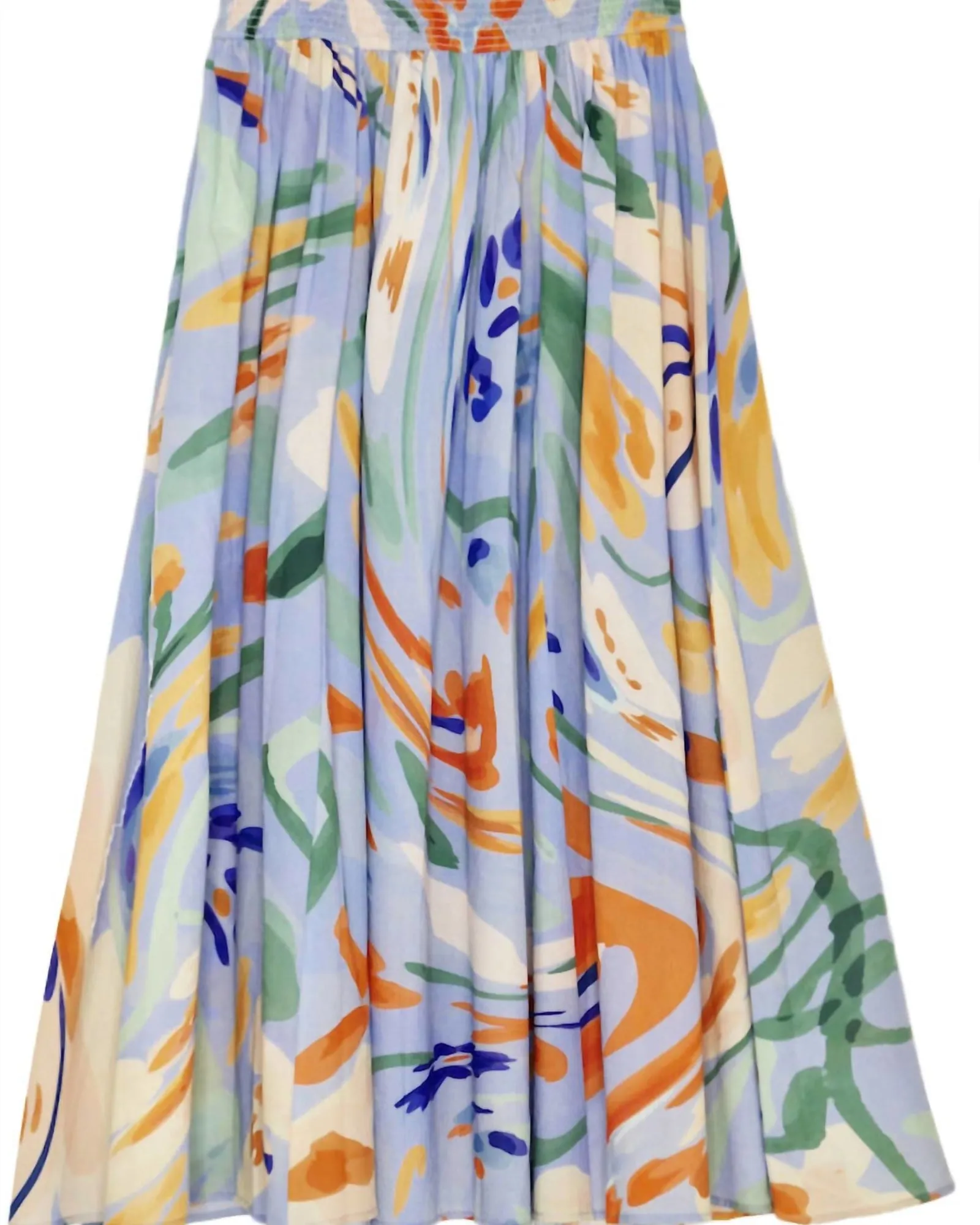 Clavel Skirt Jaleo Celeste In Light Blue Multi | Light Blue Multi