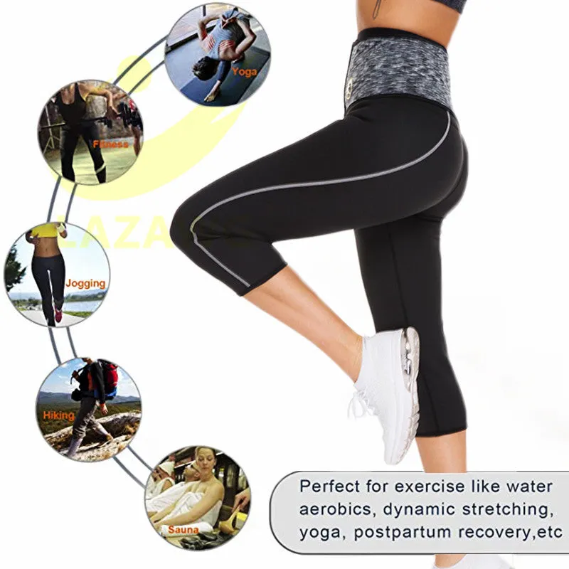 Compression Waist Sweat Pants for Yoga