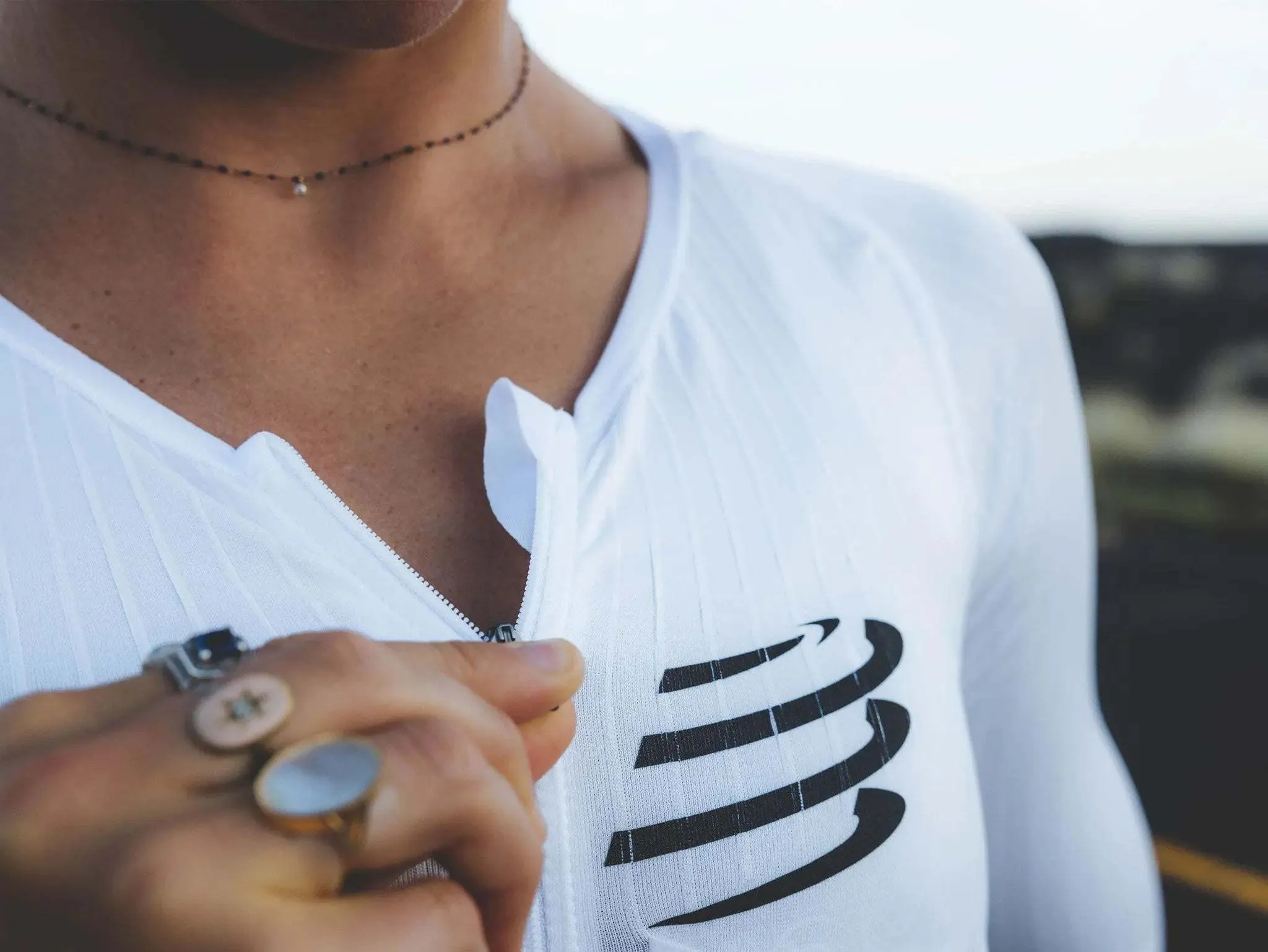 Compressport | Tri Postural Aero SS Top | Dames | White