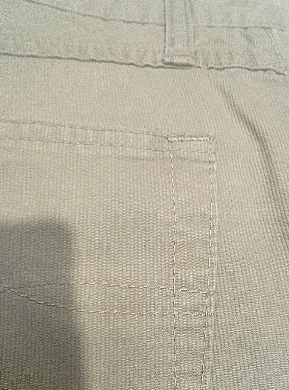 Cutter & Buck-Tan 5 Pocket Cotton Corduroy Casual Trousers- size 35x30