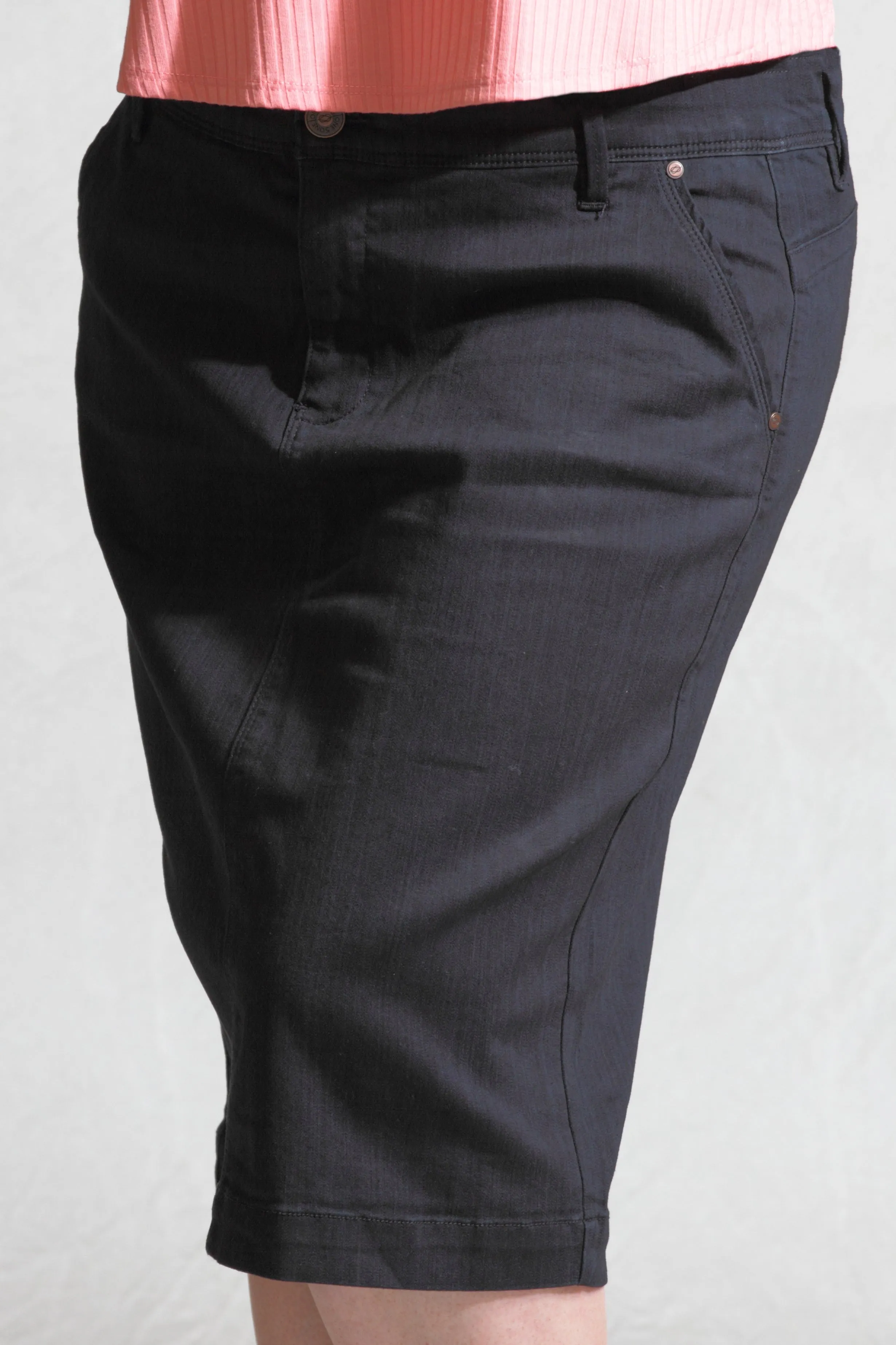 Dark Denim Midi Skirt