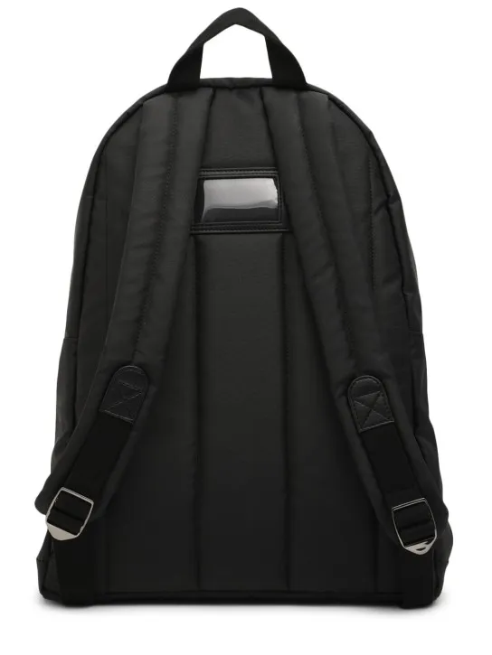 Dolce&amp;Gabbana   Embroidered logo poly backpack 