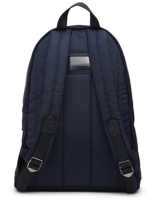 Dolce&amp;Gabbana   Embroidered logo poly backpack 