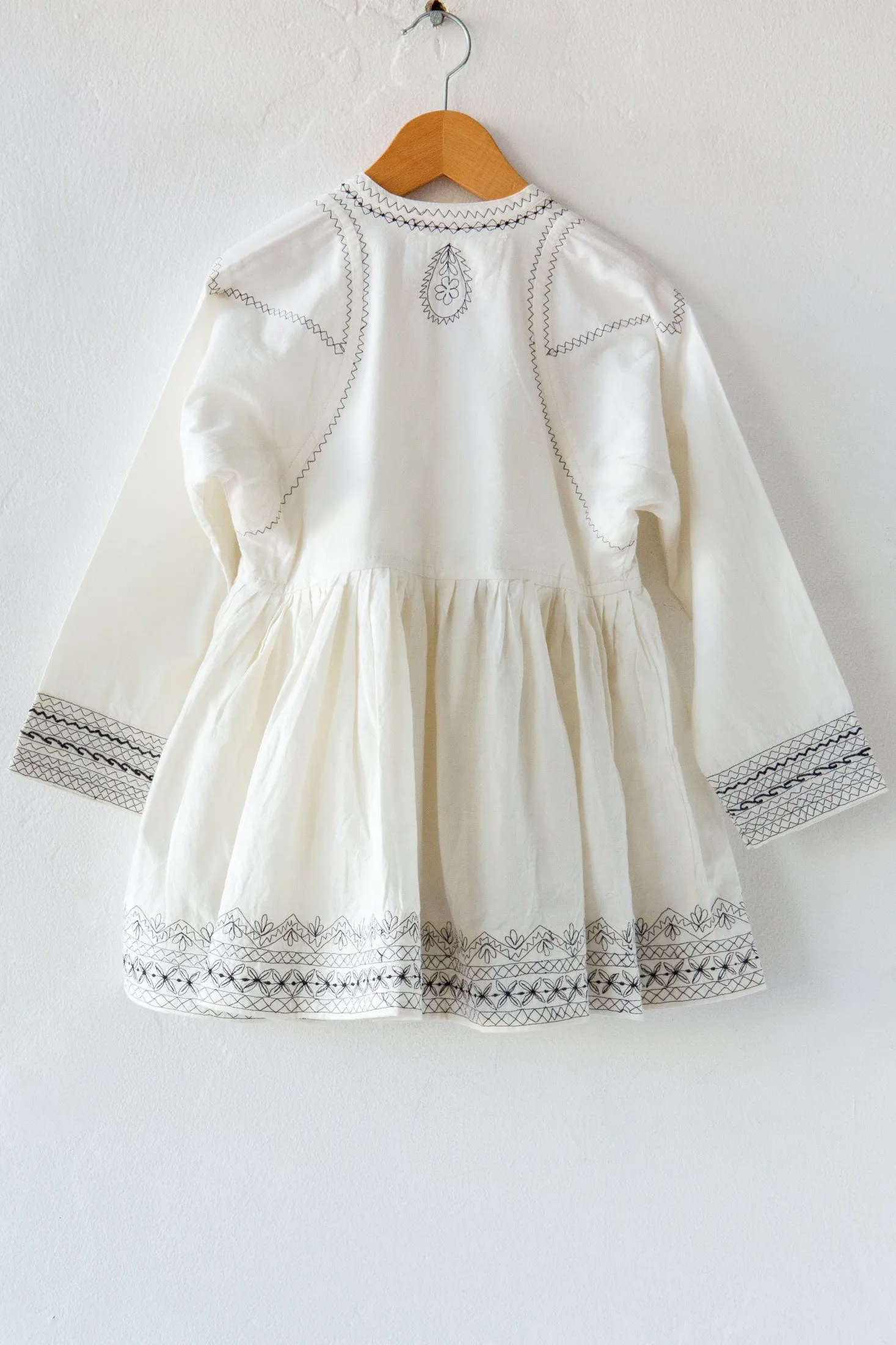 Embroider Wrap Dress