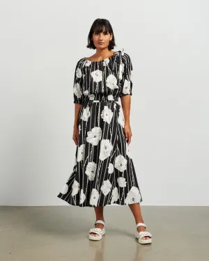 Et Alia Ivy Midi Skirt - Black Azalea