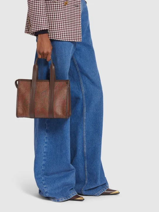 Etro   Small Bauletto Arnica top handle bag 
