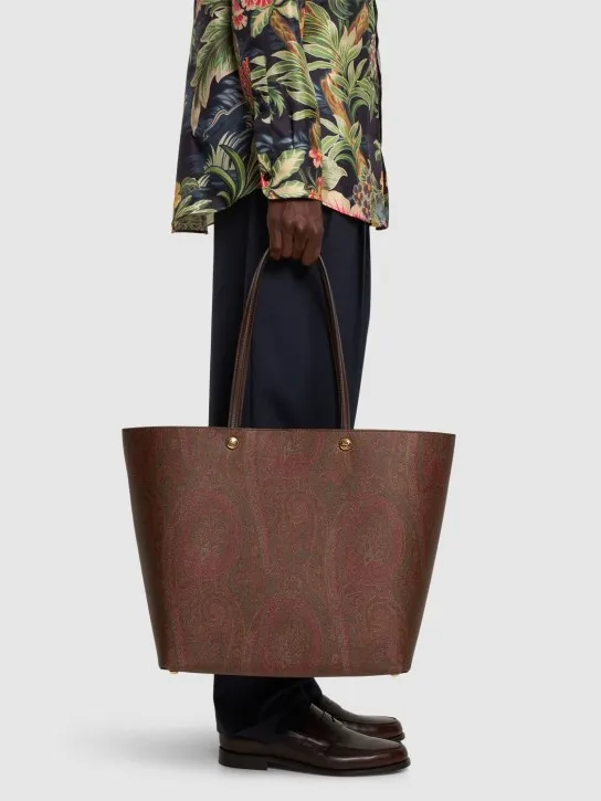 Etro   XL Cotton blend tote bag 