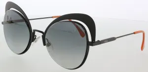 FENDI 0247/S 9O 0807 Black Butterfly Sunglasses