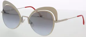 FENDI 0247/S GO 0VK6 White Butterfly Sunglasses