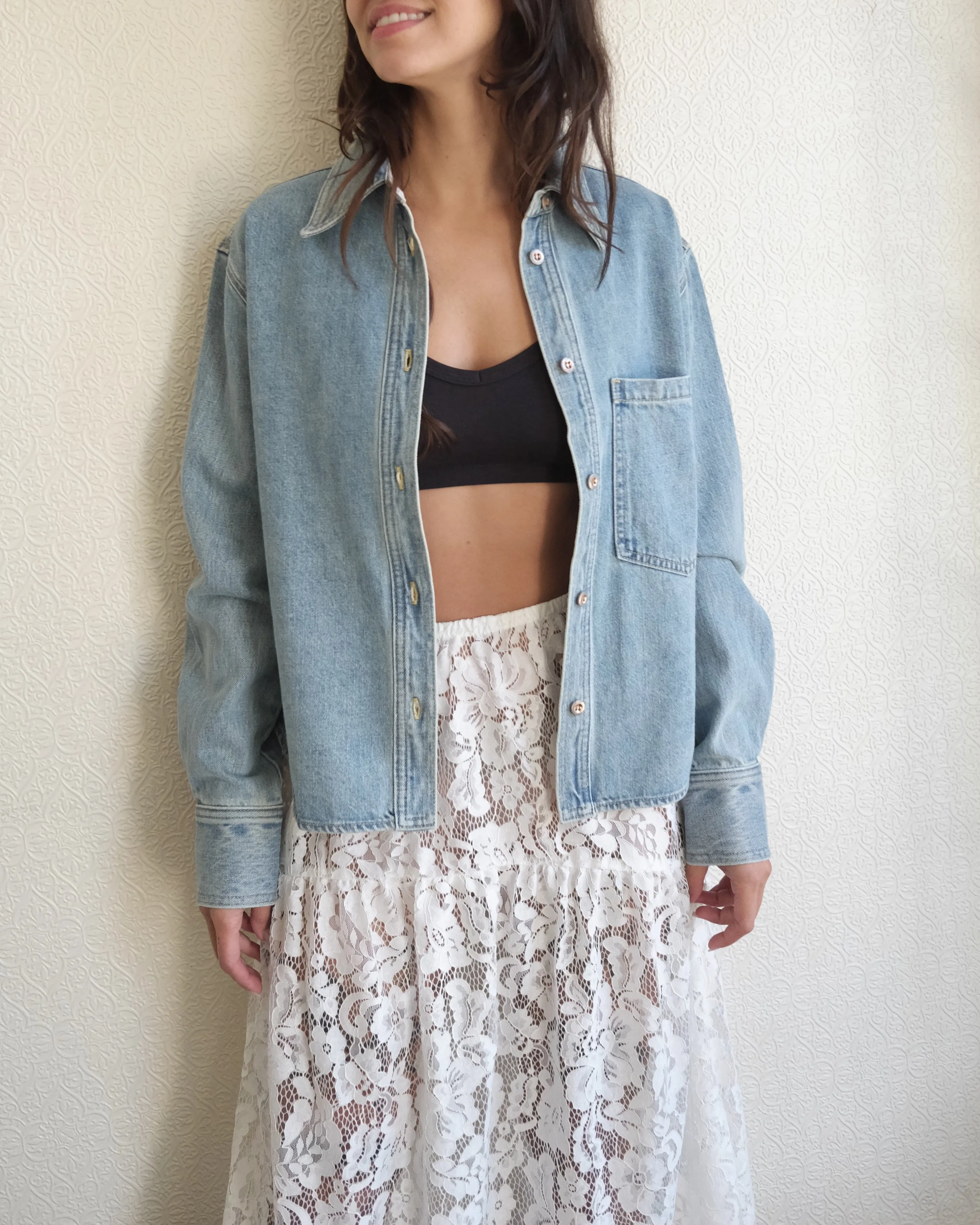 Field Skirt, Ivory Lanai Lace