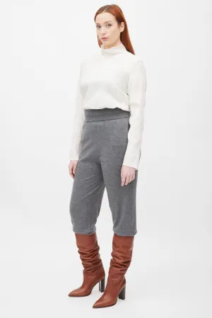 Grey High Waist Jogger