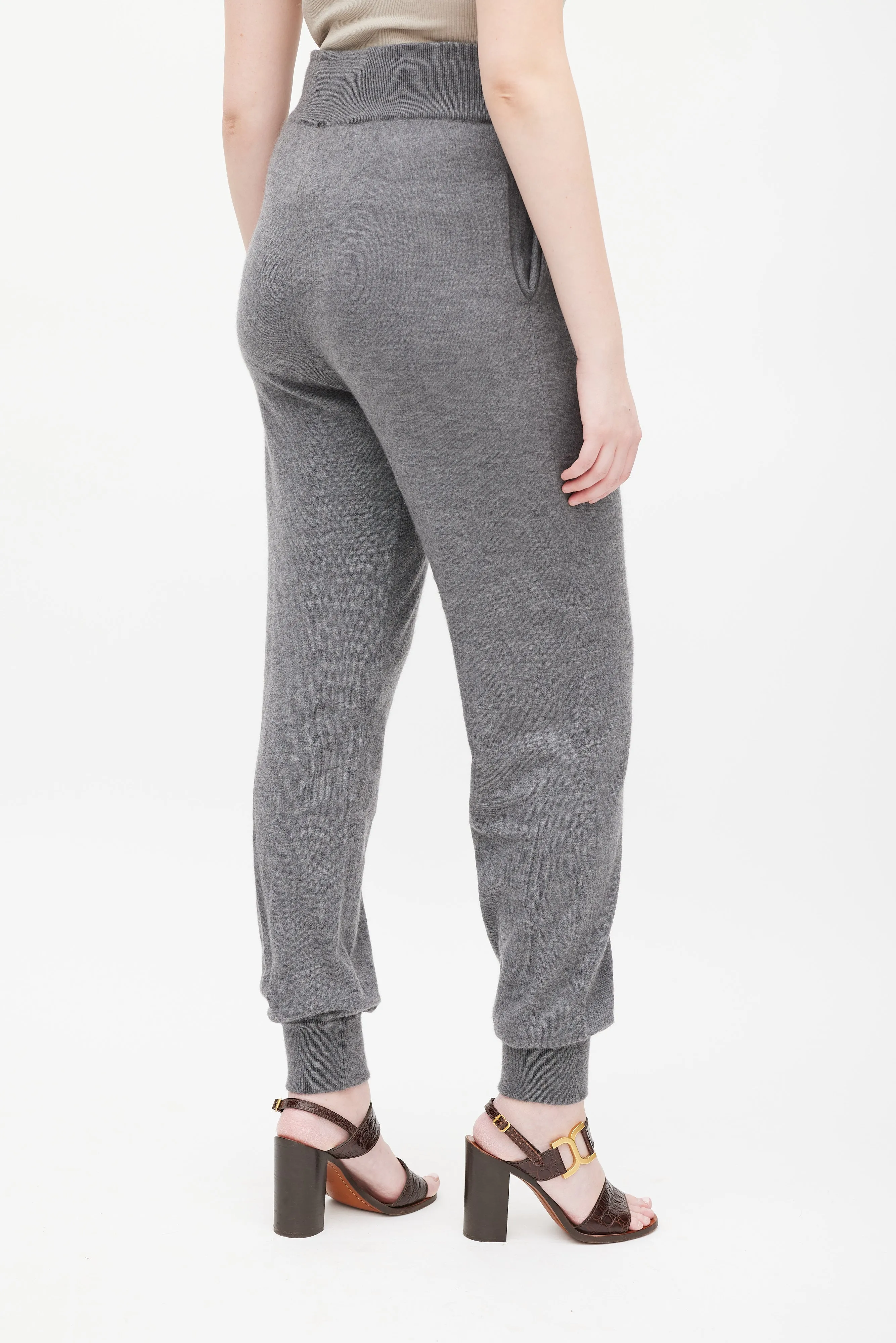 Grey High Waist Jogger