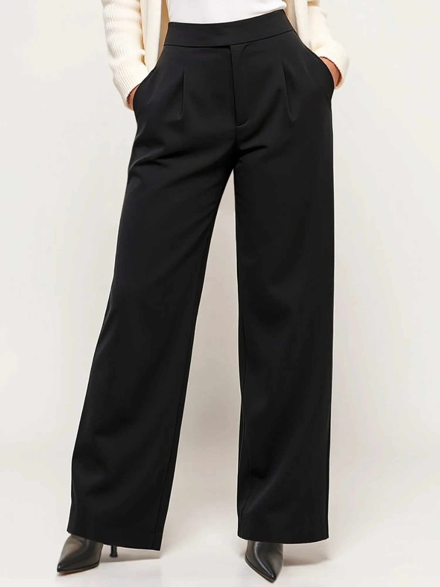 High Waist Wide Leg Long Pant