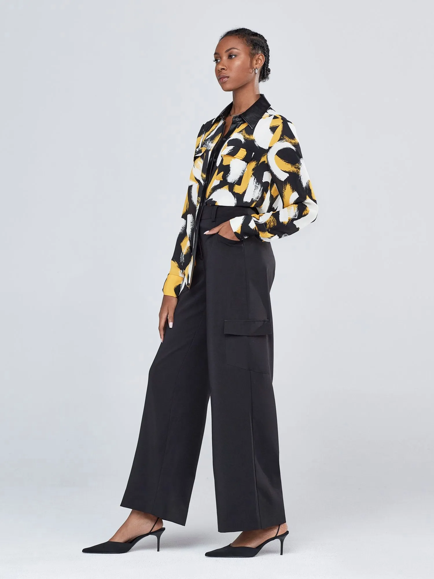 High-Waist Wide-Leg Pant