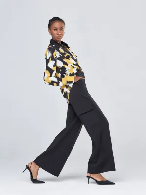 High-Waist Wide-Leg Pant
