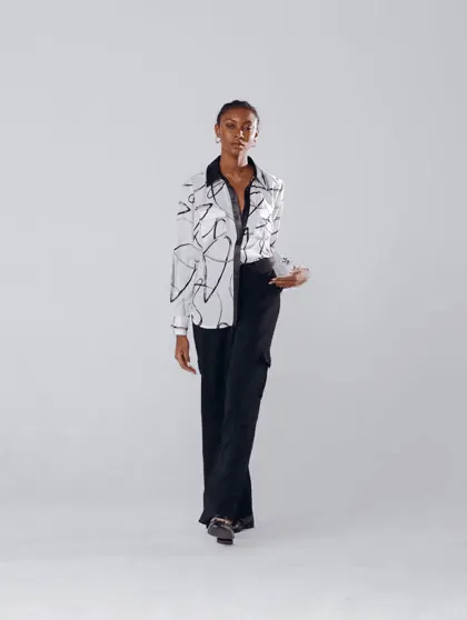 High-Waist Wide-Leg Pant