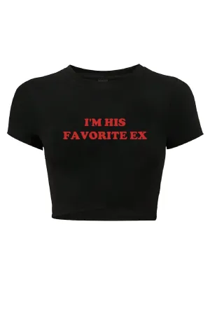 His Favorite Ex Tee (Black)