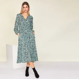 Ivy Wrap Dress (Green)