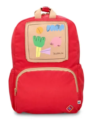 Jellymallow   Printed cotton backpack 