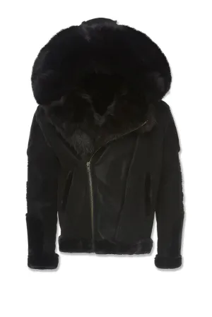 Jordan Craig - El Jefe Shearling Moto Jacket - Black (91590)