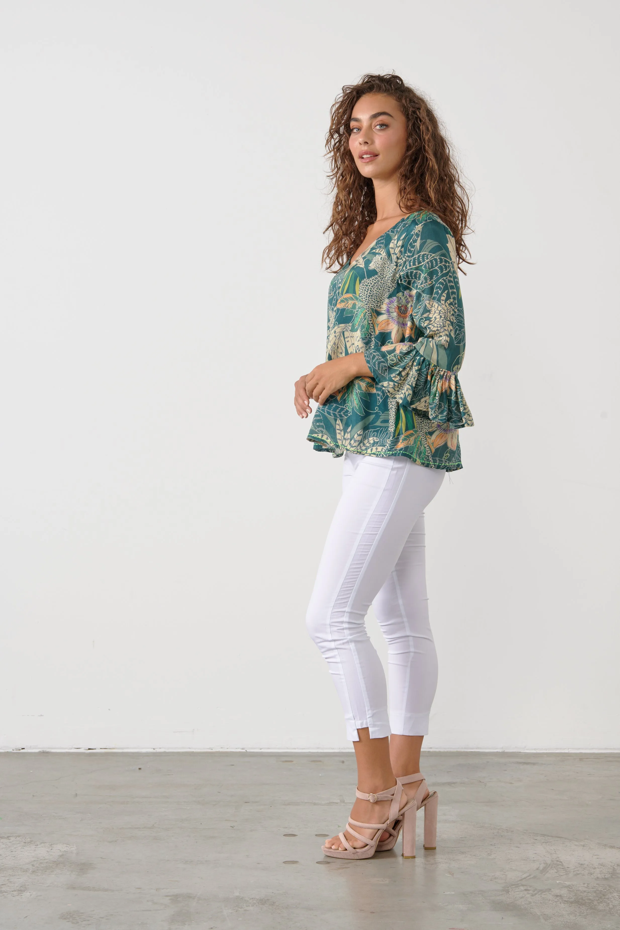 Jungle Print Blouse