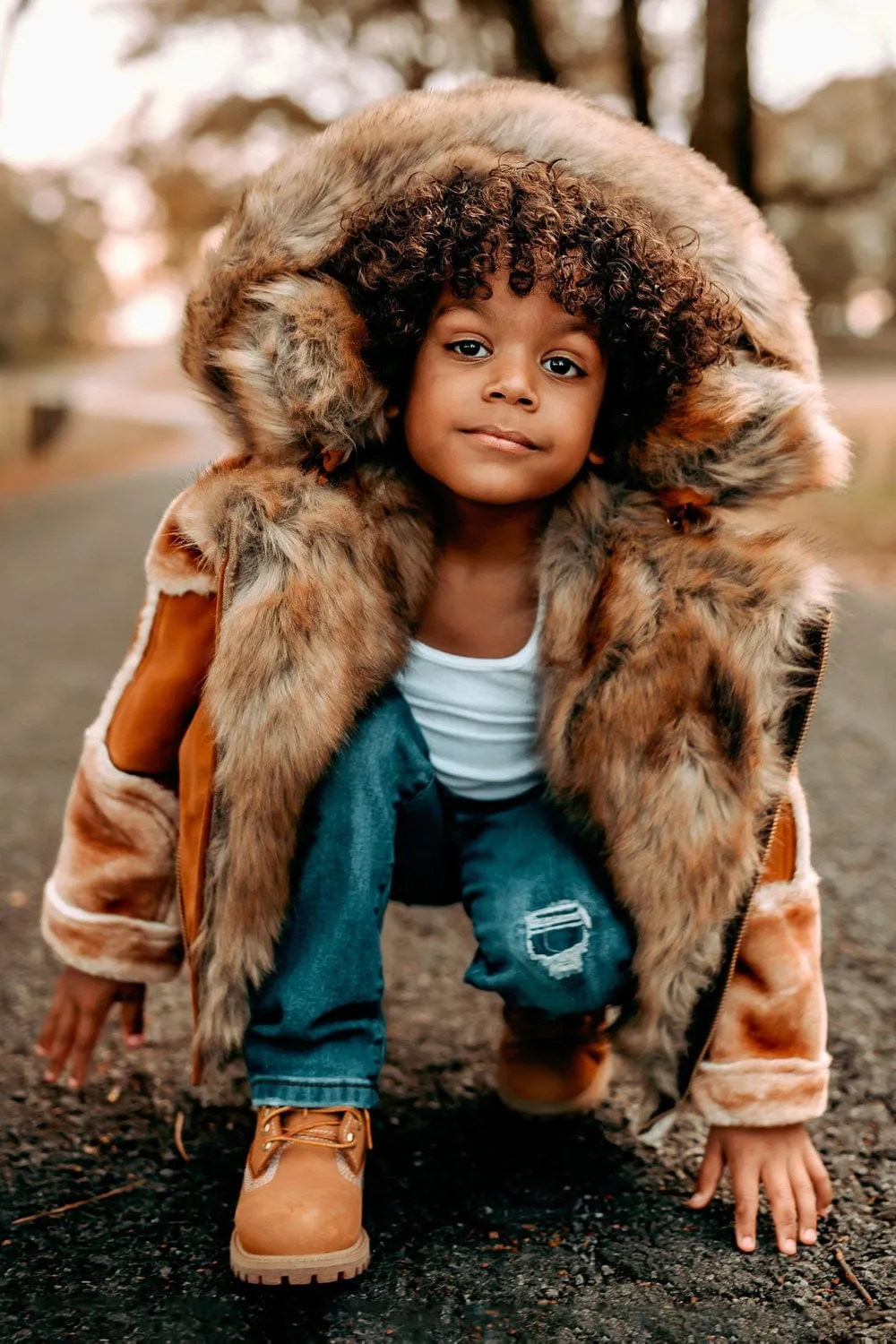 Kids El Jefe Shearling Jacket 2 Pack