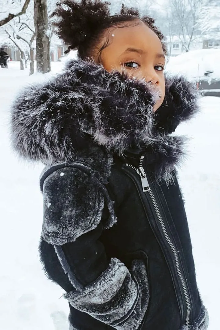 Kids El Jefe Shearling Jacket 2 Pack
