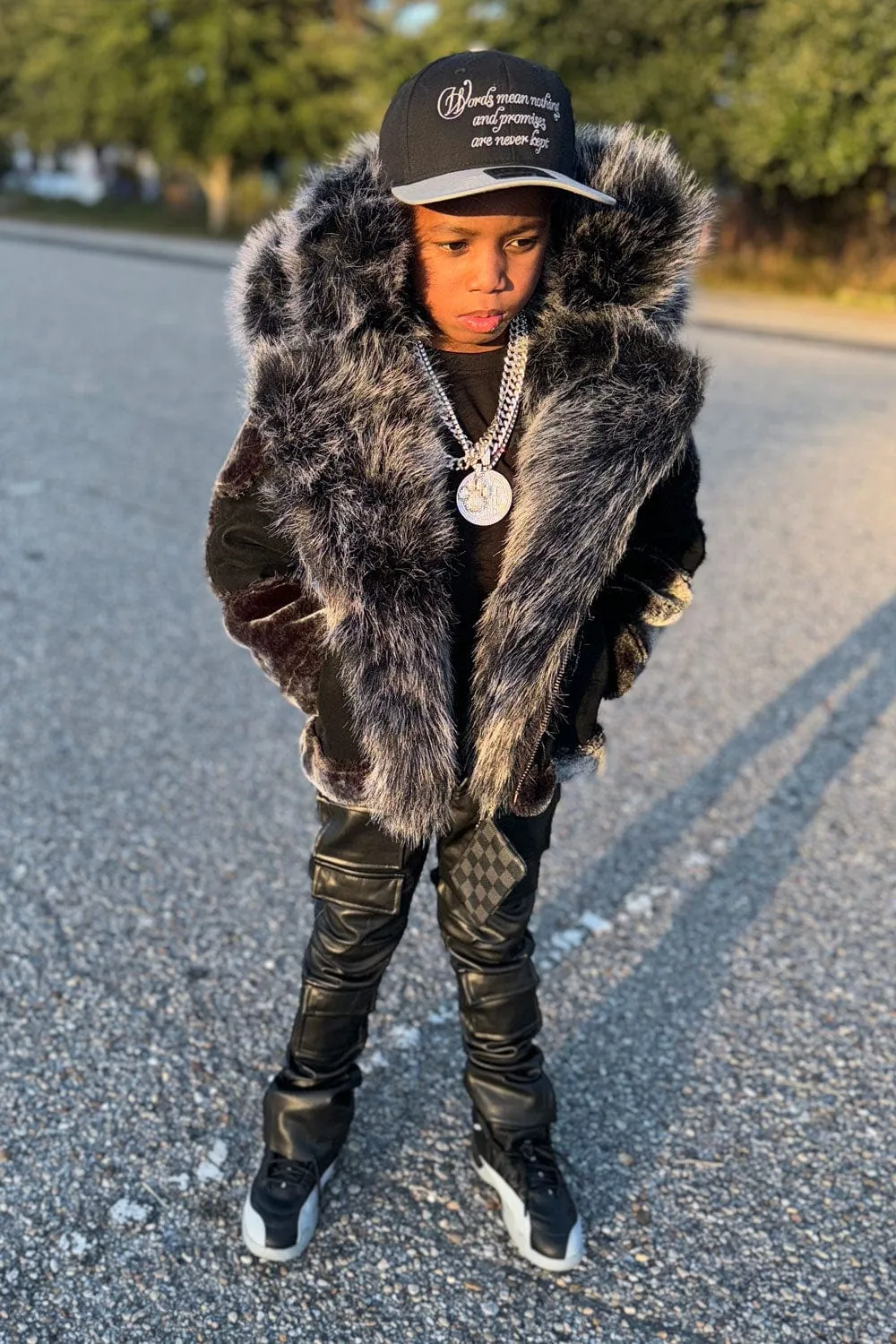 Kids El Jefe Shearling Jacket 2 Pack