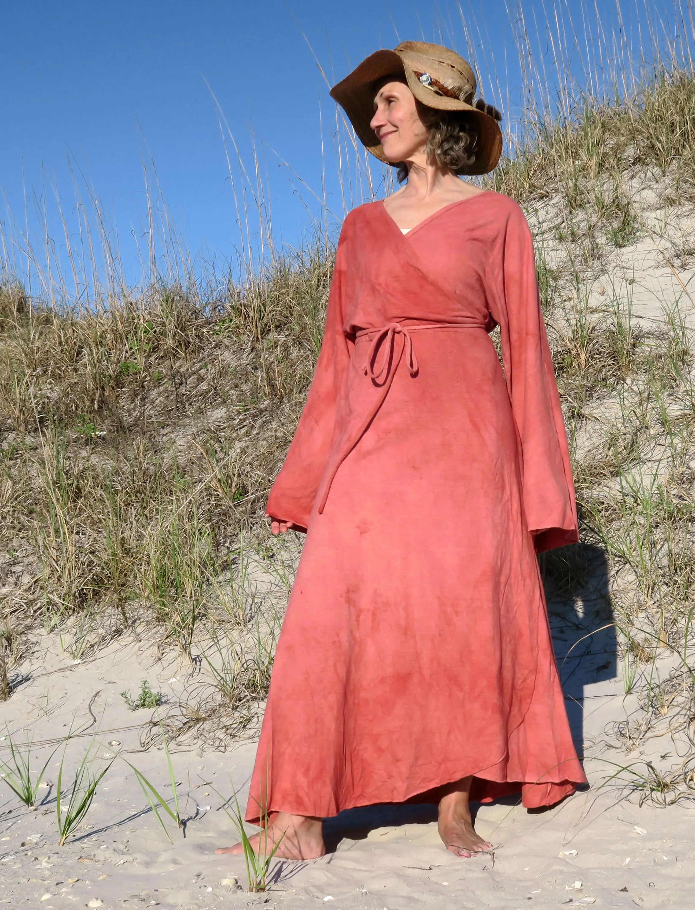 Kimono Wrap Simplicity Long Dress