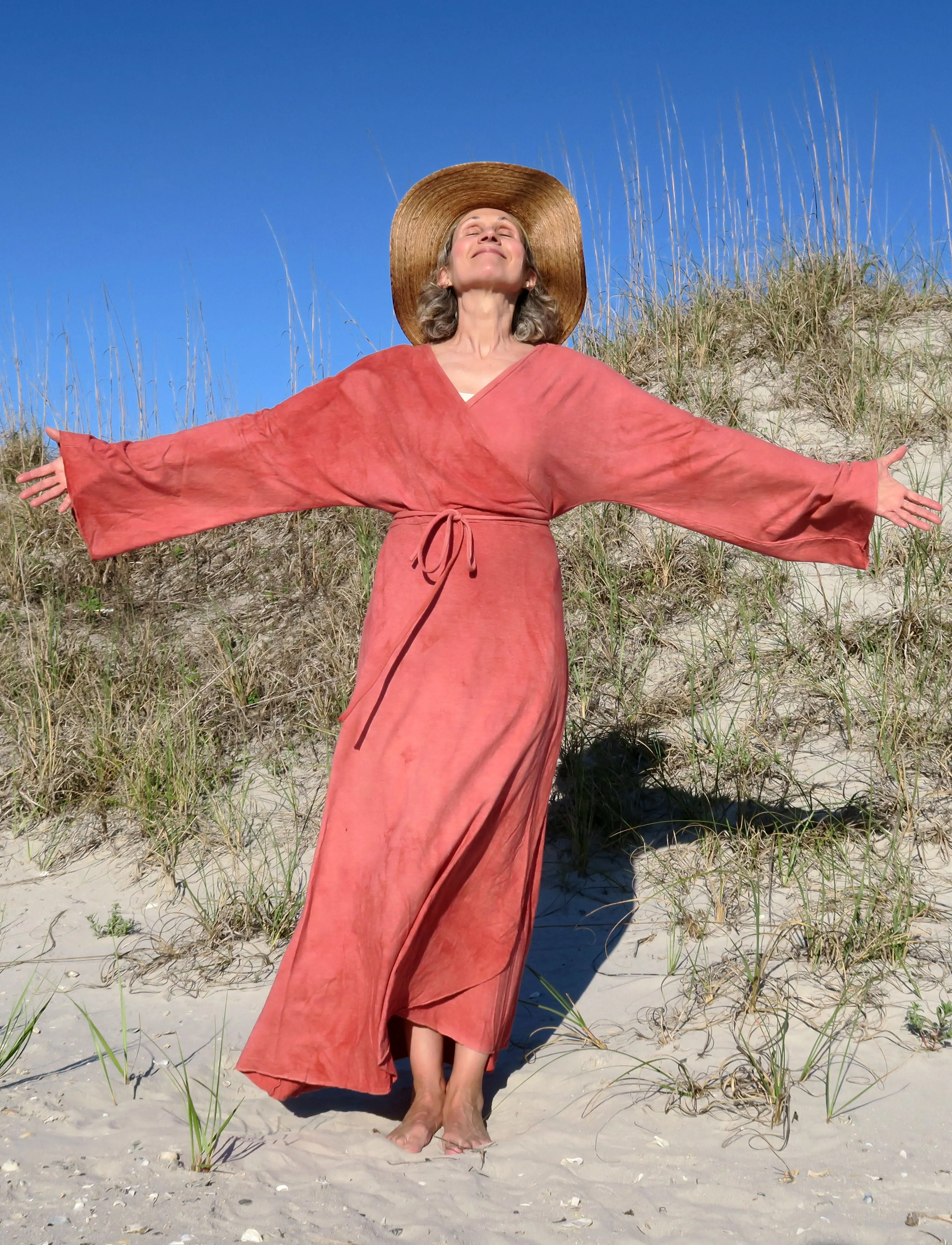 Kimono Wrap Simplicity Long Dress