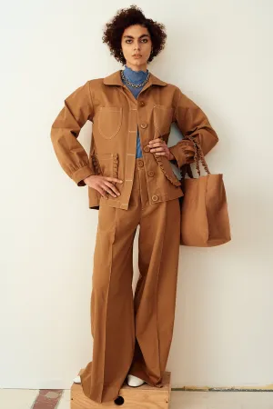 Lavoy Pants Toffee Brown Twill