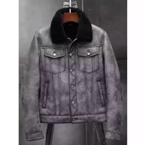 Men's B3 Flight Shearling Sheepskin Bomber Jacket - Pilot's Coat