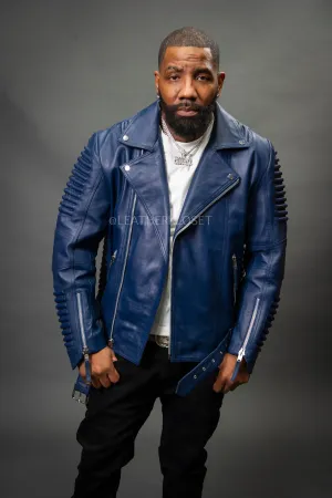 Men's Trey Biker Jacket [Navy]