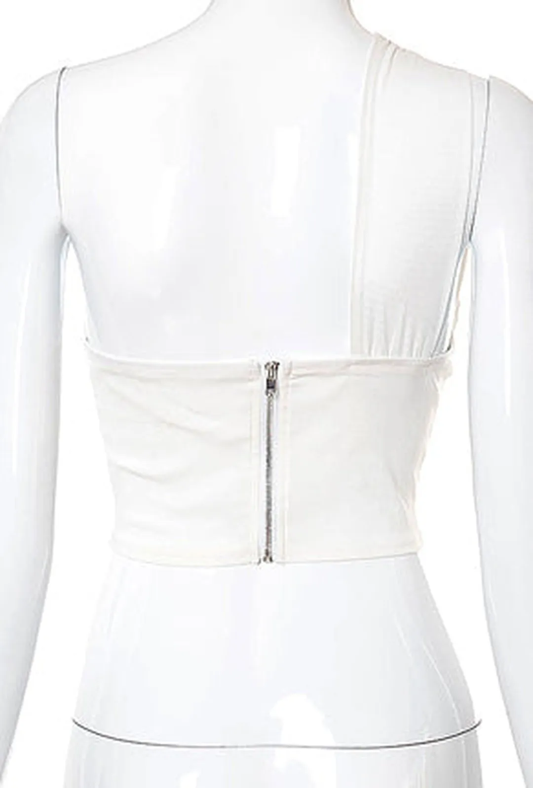 MICAH - ASYM DRAPE CORSET BUSTIER